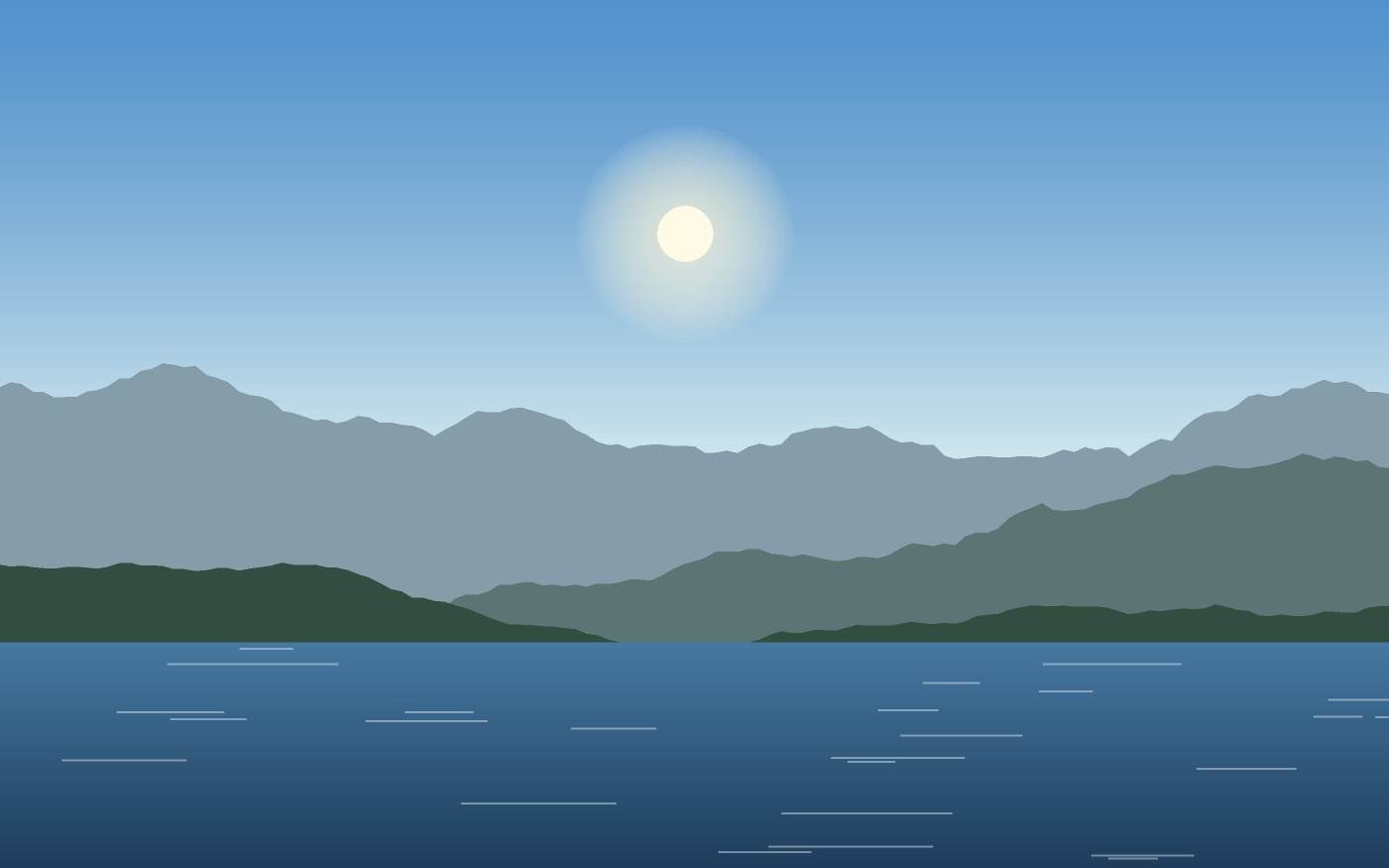 Landschaftsillustration