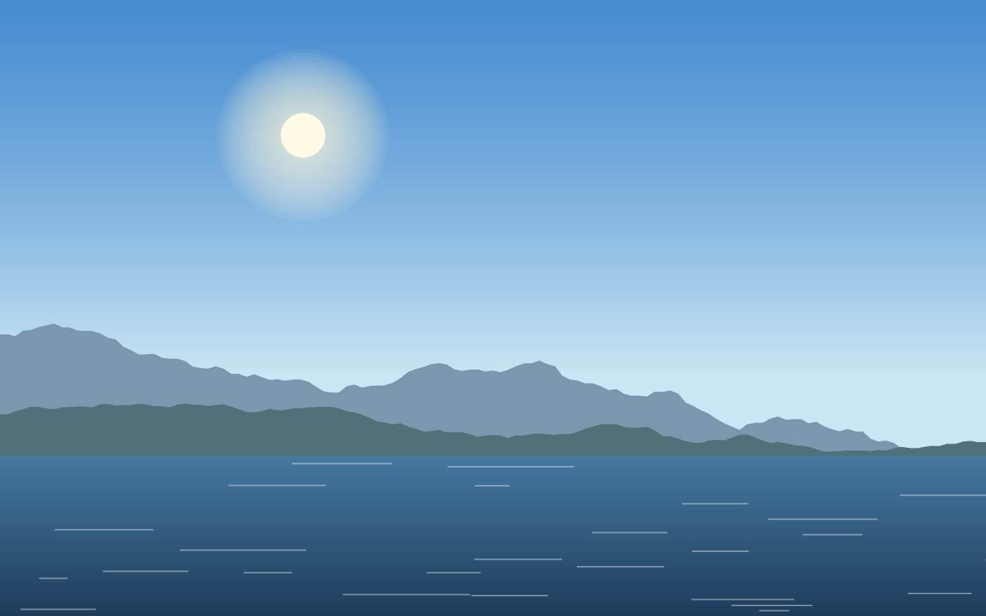Landschapsillustratie