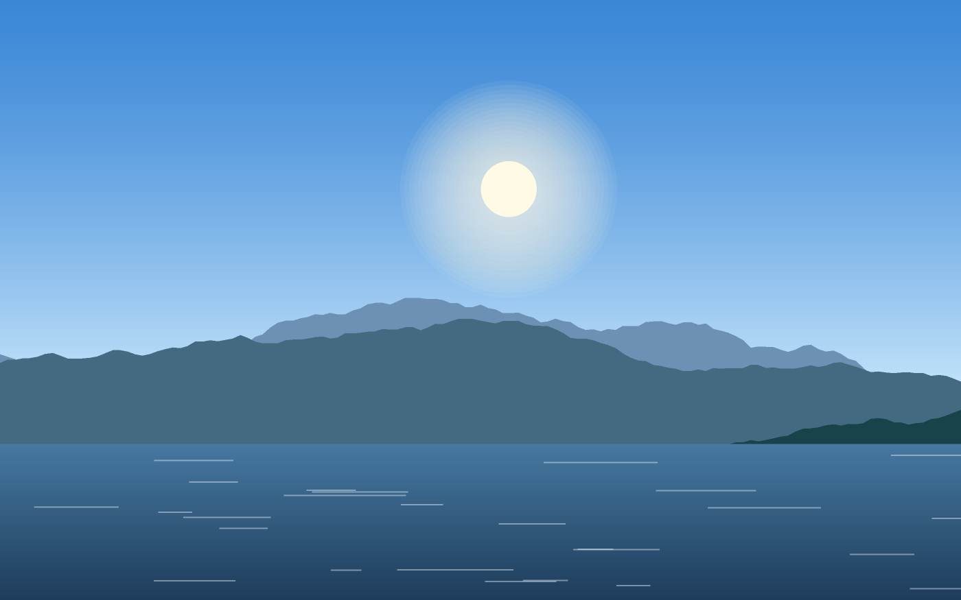 Landschapsillustratie