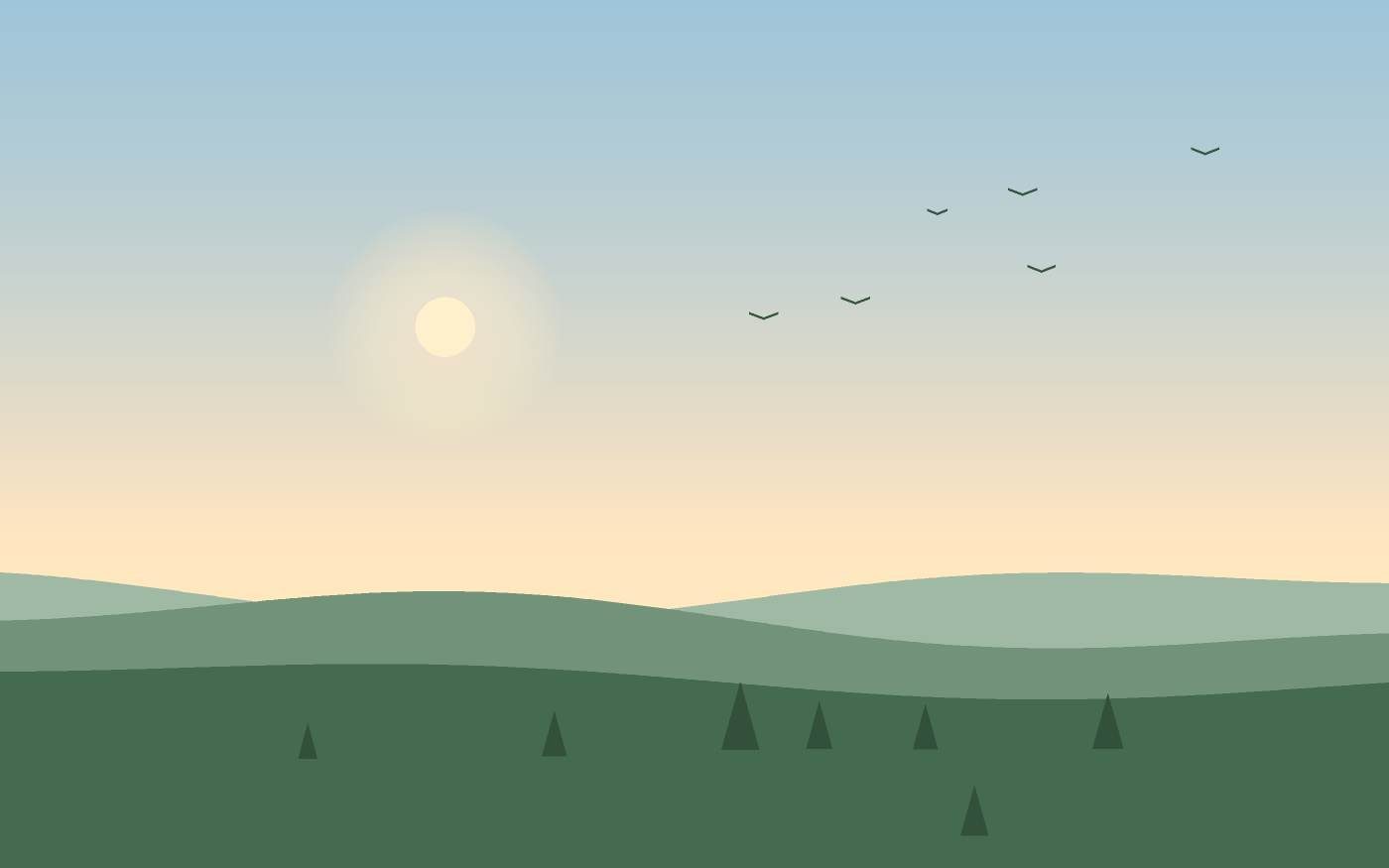 Landschaftsillustration