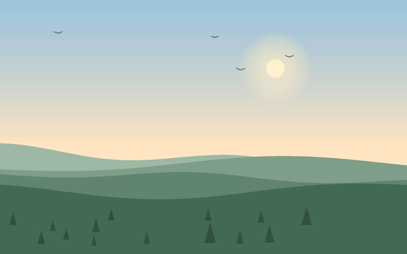 Landschaftsillustration
