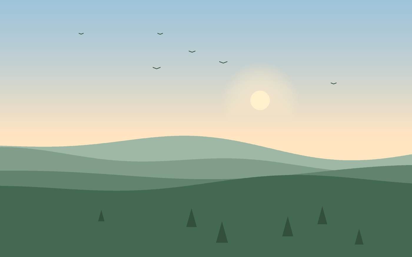 Landschaftsillustration