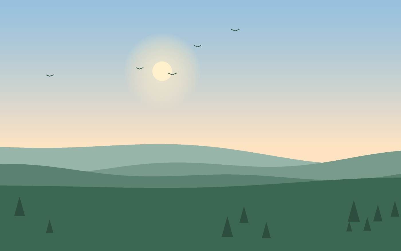 Ilustrace krajiny