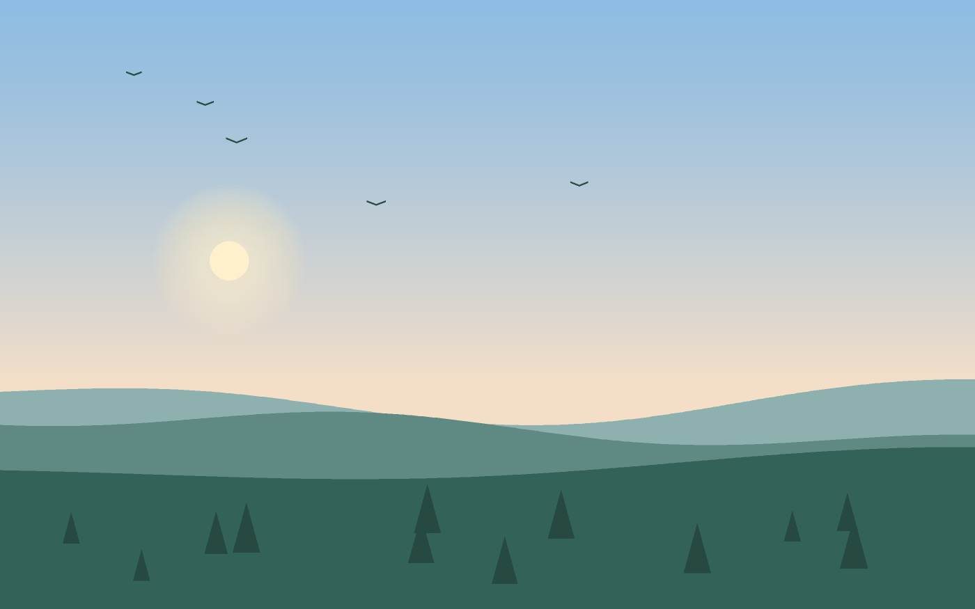 Ilustrace krajiny