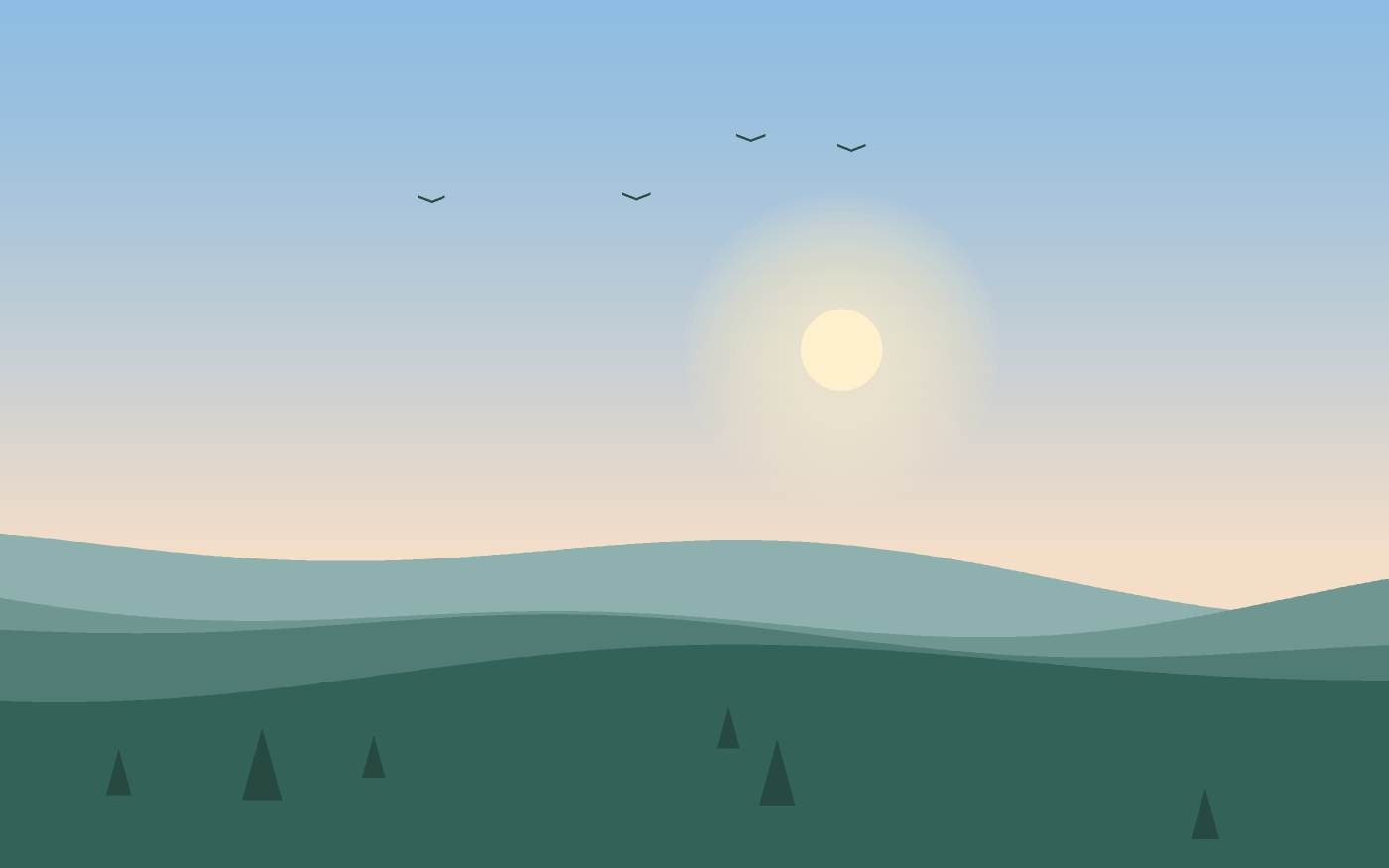 Landschaftsillustration