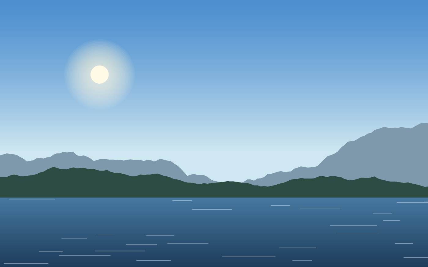 Landschaftsillustration