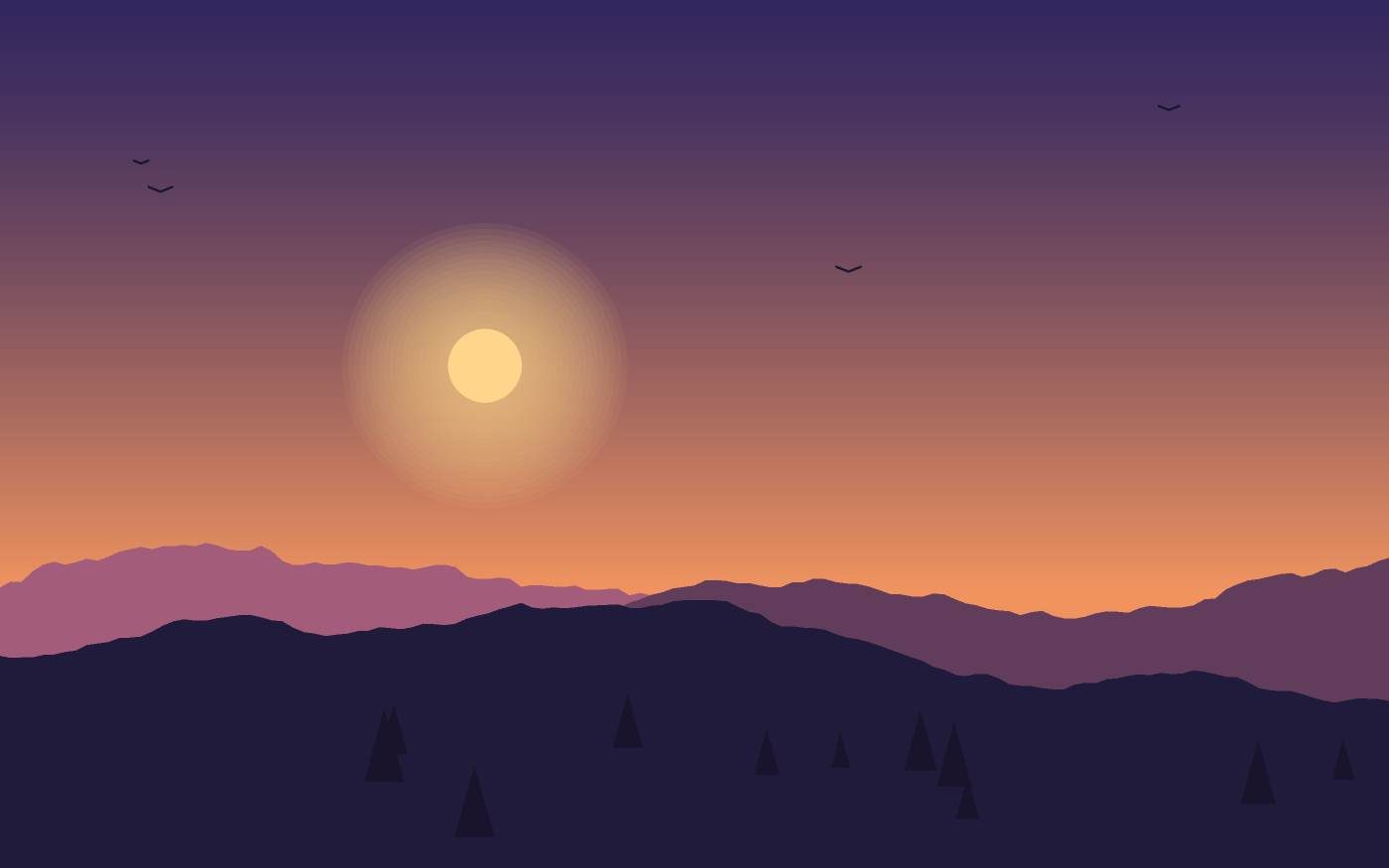 Ilustracja krajobrazu