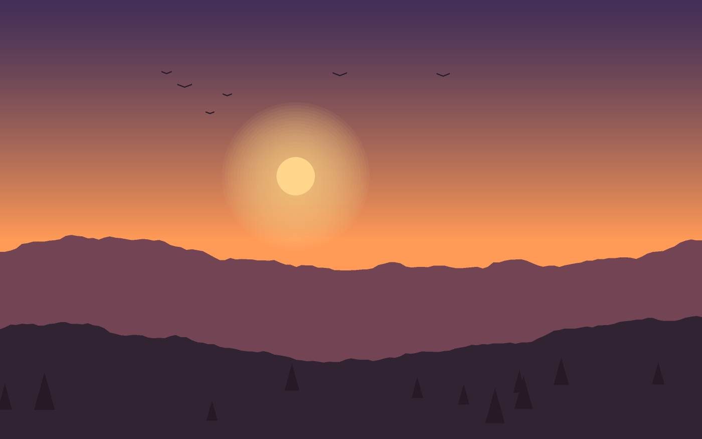 Ilustracja krajobrazu