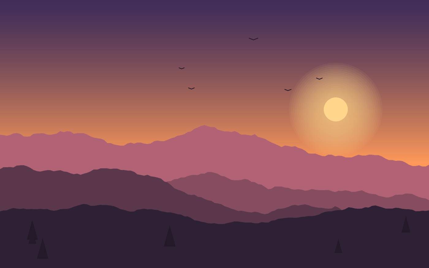 Ilustracja krajobrazu